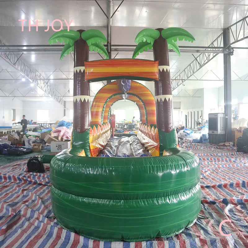 Inflatable Tropical Waterslide