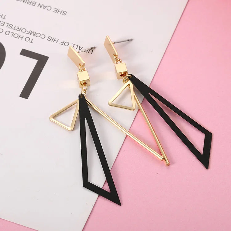 Geometric Drop Earrings