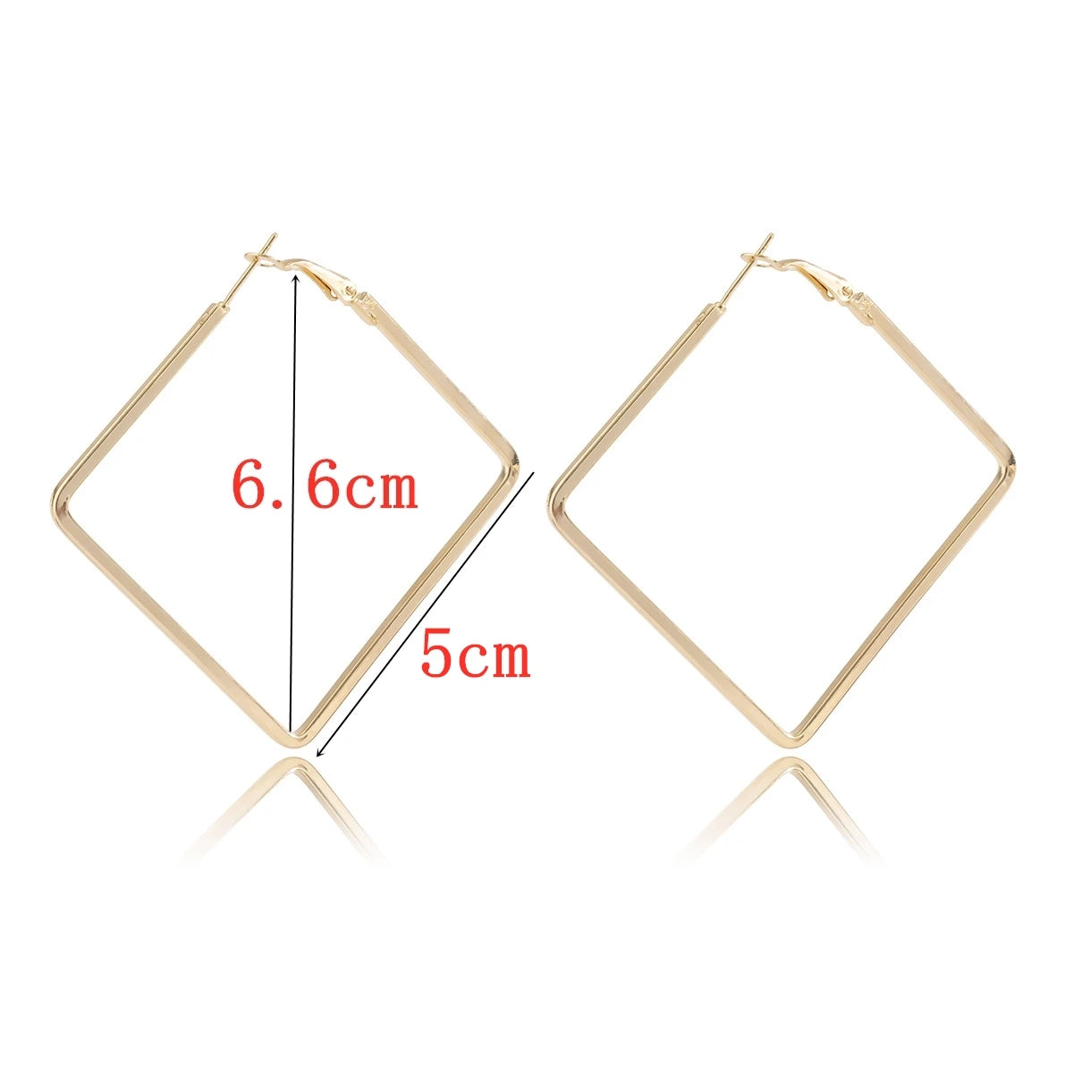 Geometric Hoop Earrings