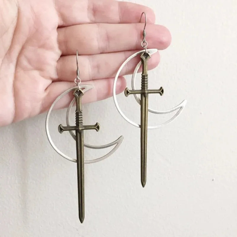 Sword Earrings