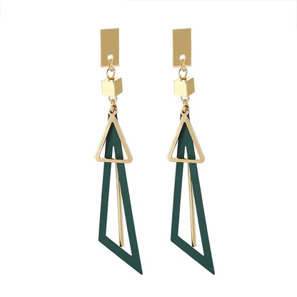 Geometric Drop Earrings