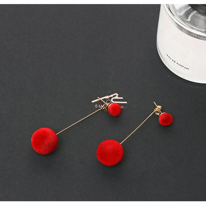 Plush Ball Earrings