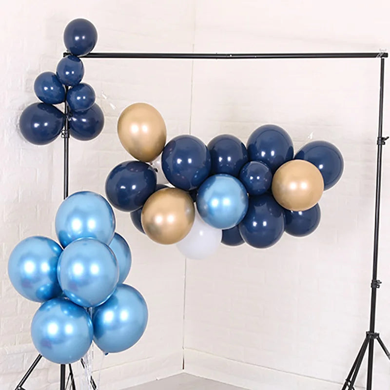 30pcs 5/10/12inch Ink Blue Latex Balloons Dark Blue Helium Air Balloon Birthday Wedding Decoration Party Balloon Supplies Globos