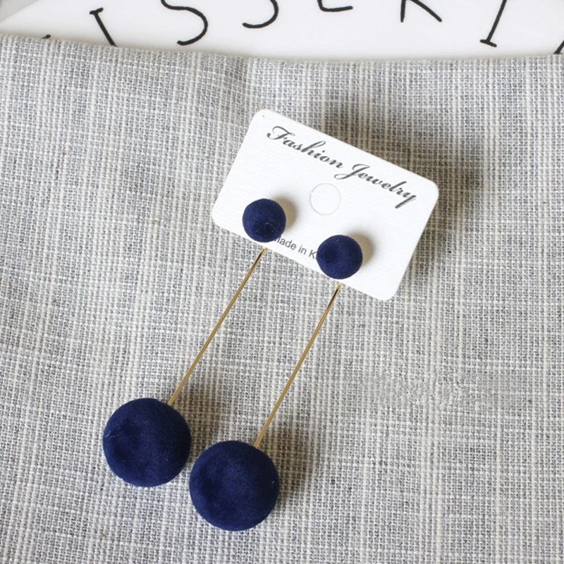 Plush Ball Earrings