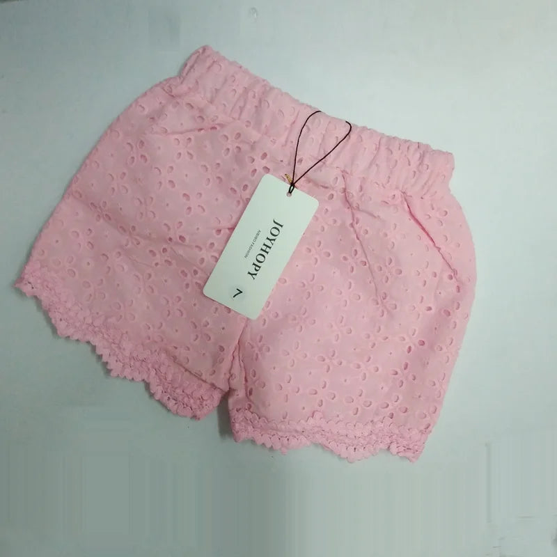 Princess Lace Baby girls shorts Summer Spring 2016 children shorts kids shorts for girls clothes toddler girl clothing