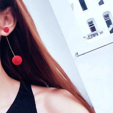 Plush Ball Earrings