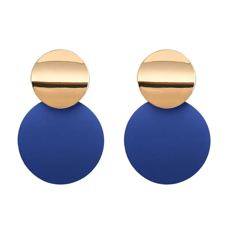 Seeing Double Round Drop Earrings