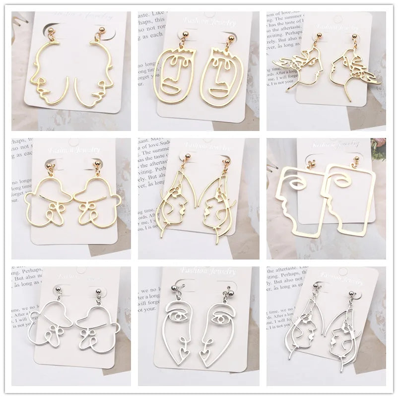 Abstract Statement Earrings