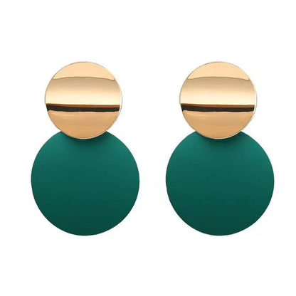 Seeing Double Round Drop Earrings