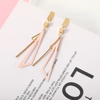 Geometric Drop Earrings