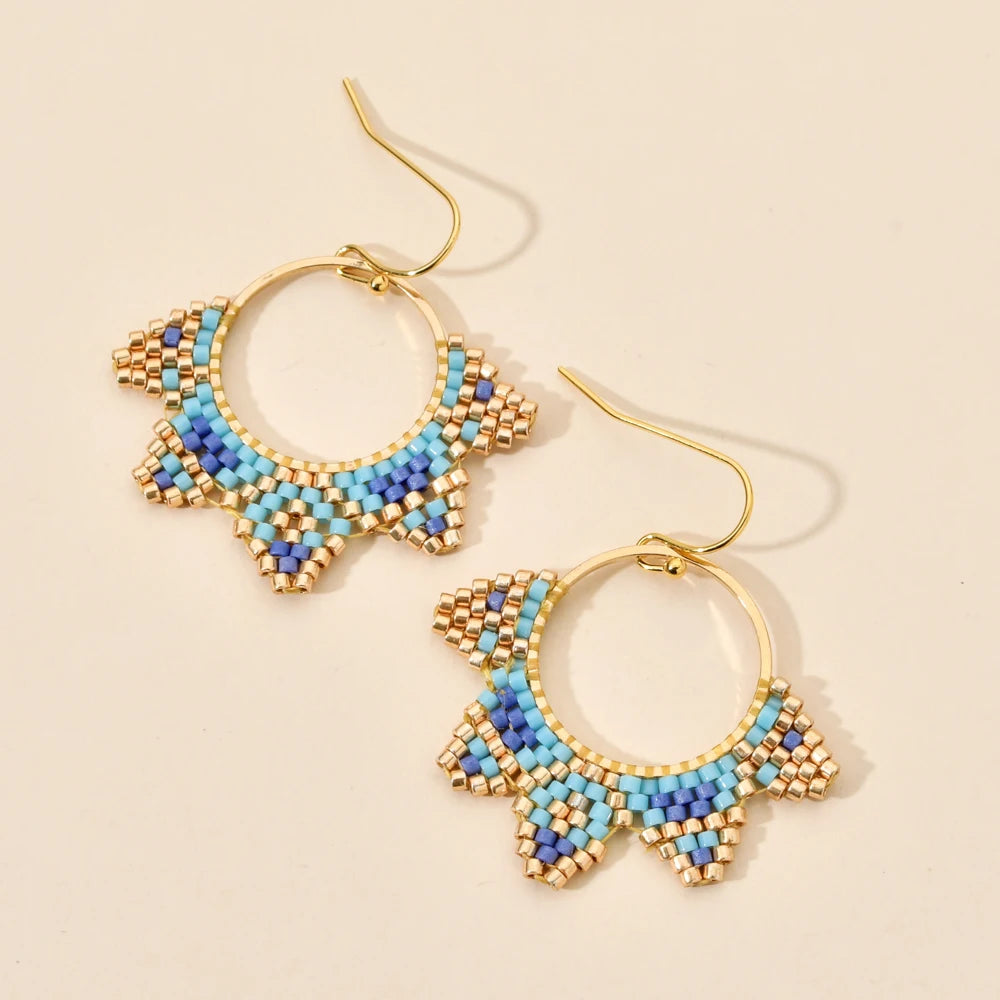 Bloom Flower Drop Earrings