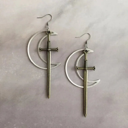 Sword Earrings