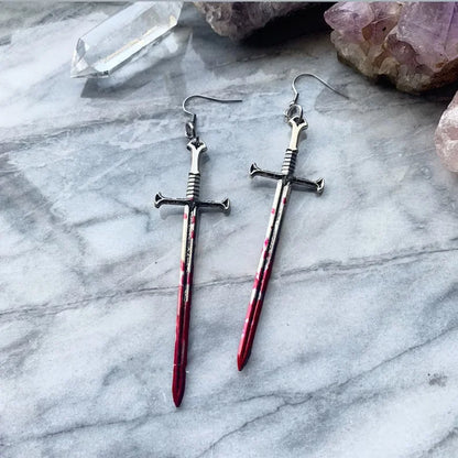 Sword Earrings