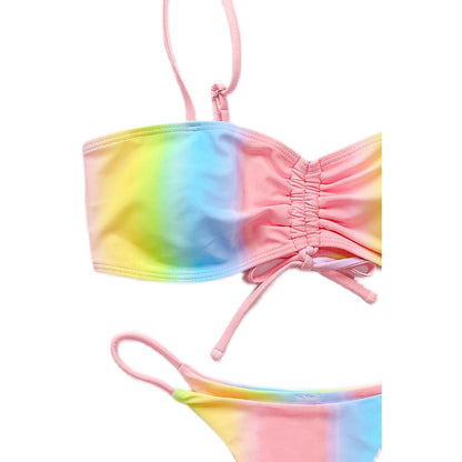 Women's Fashion Export Ins Beach Separates Swimsuit Tie-Dye T-Back Bikini Sexy Sexy EBay Bikini