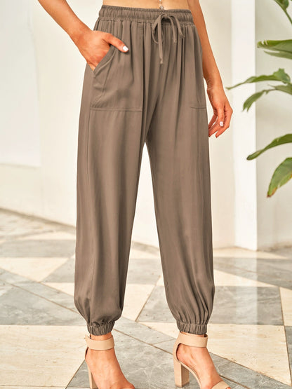 Loose & Slimming Ankle-Length Pants