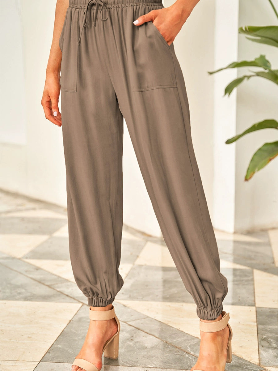 Loose & Slimming Ankle-Length Pants