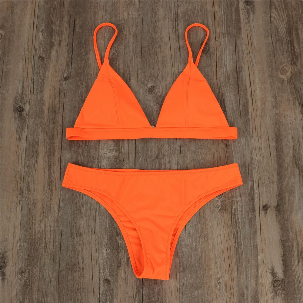 Triangle V Neck Bikini