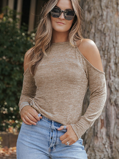 Off-the-Shoulder Long Sleeve