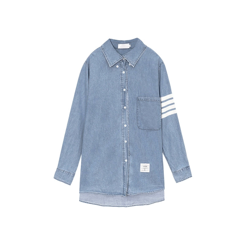 Denim Classy Loose Overshirt