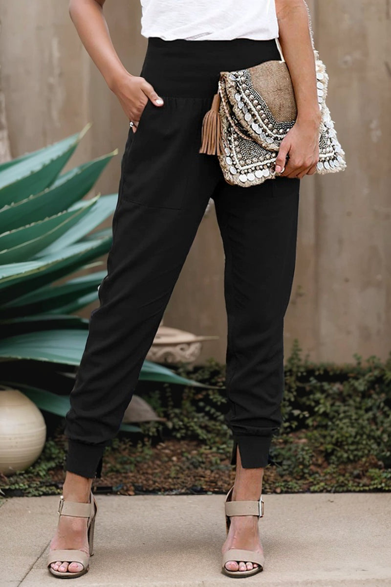 Loose-Fit Tapered Trousers