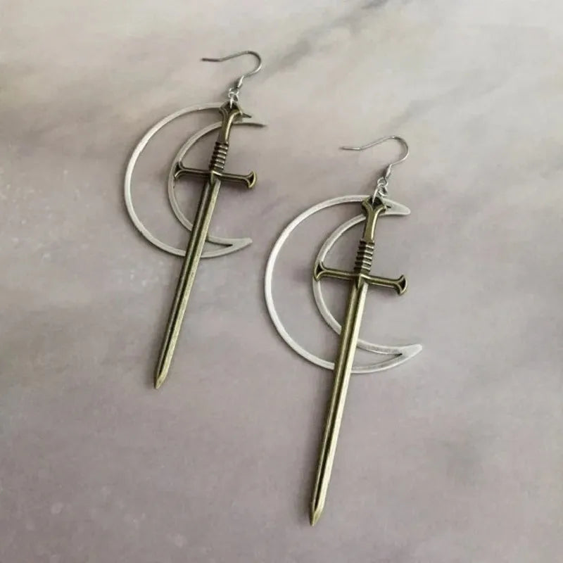 Sword Earrings