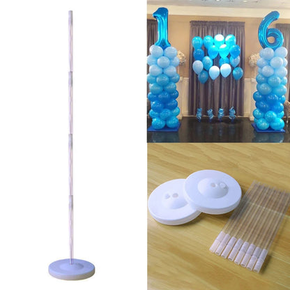 Balloon Stand Holder with Pole Balloon Column Stand Set for Circle Balloon Arch Frame Wedding Party Supply DIY Photo Background