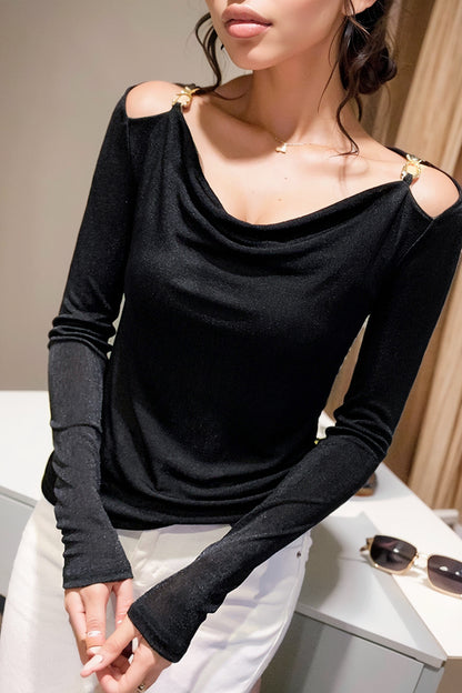 Draped Long Sleeve