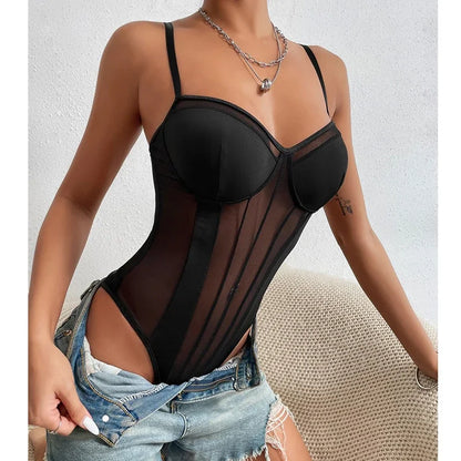 V-Neck Body Shaper Corset Top