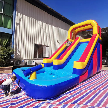 Commercial Grade Double Lane Waterslide