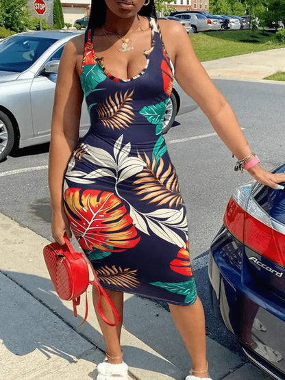 Vacation Print Bodycon