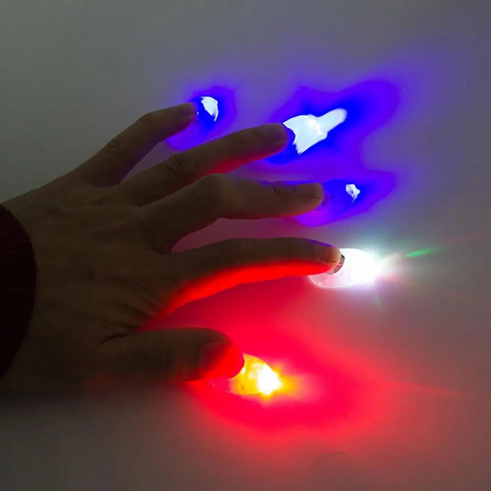 Flashing Fingers LED Party Props - 2 Pieces