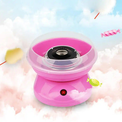 Electric DIY Sweet Cotton Candy Maker Portable Cotton Sugar Fairy Floss Marshmallow Machine for Children's Day Girl Boy Gift