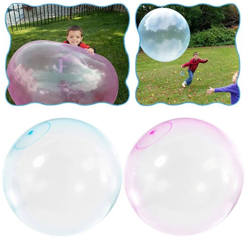 Kids Blow Up Balloon Toy Children Outdoor Inflatable Ball Decompress Ball Fun Party Game Summer Gift Inflatable Elastic Ball