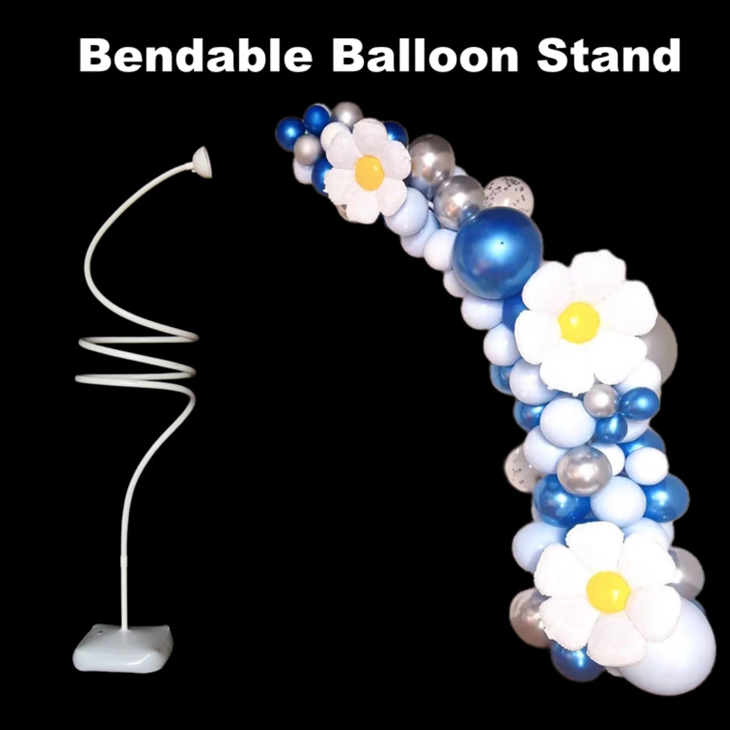 Irregular Balloon Arch Kit With Accessories, 2.5m Versalite Ballon Column Stander For Party, Wedding, Celebration Decor