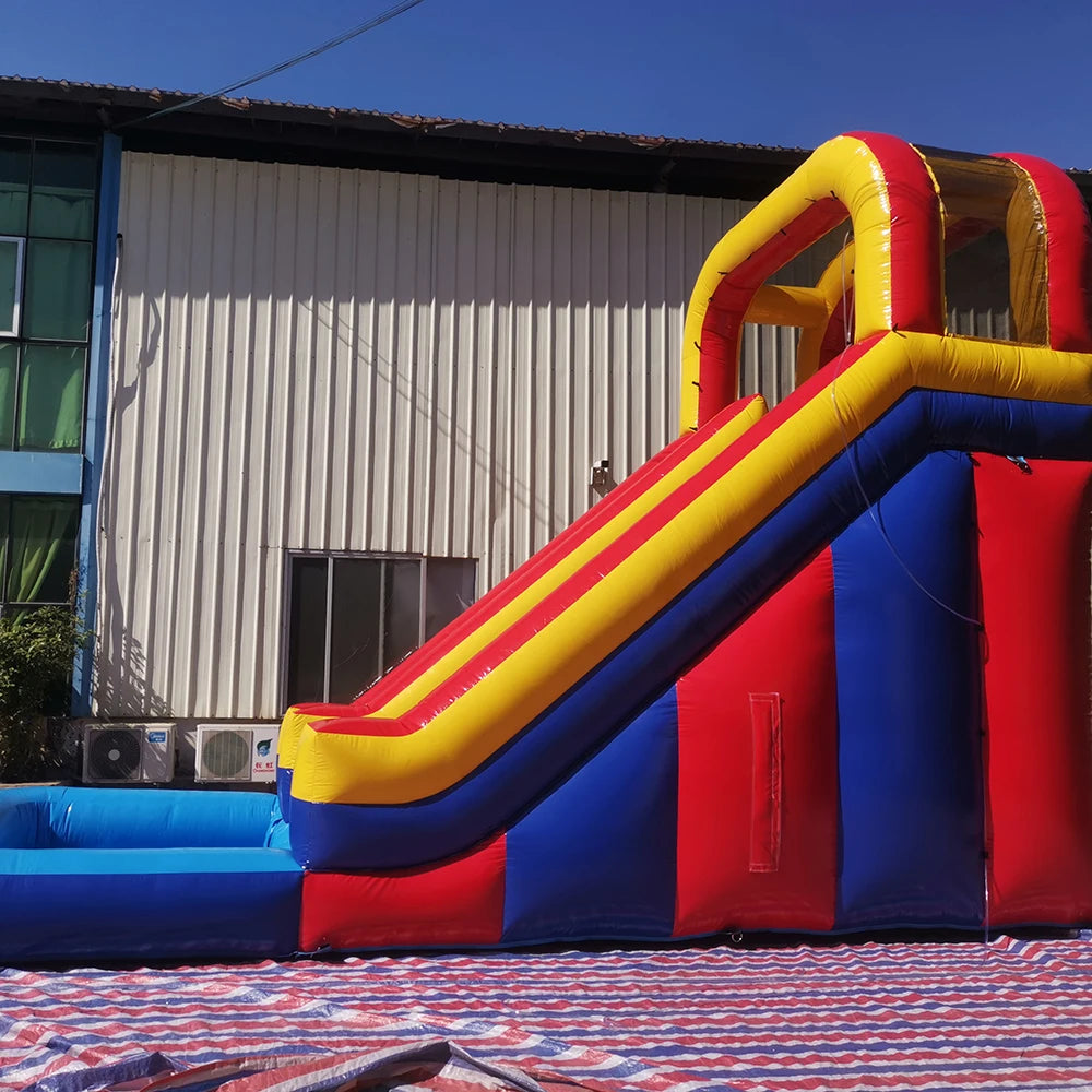 Commercial Grade Double Lane Waterslide