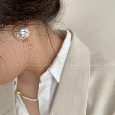 Giant Pearl - Personality Earrings