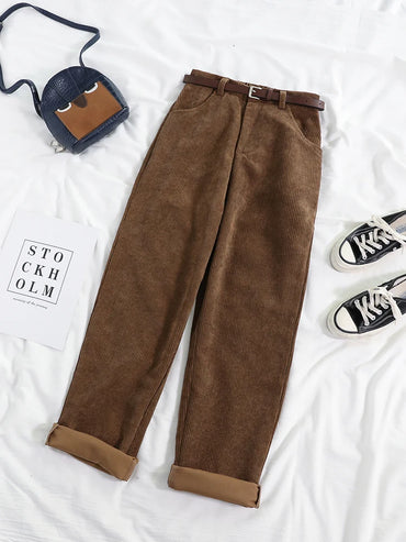 Wide Leg Corduroy Pants