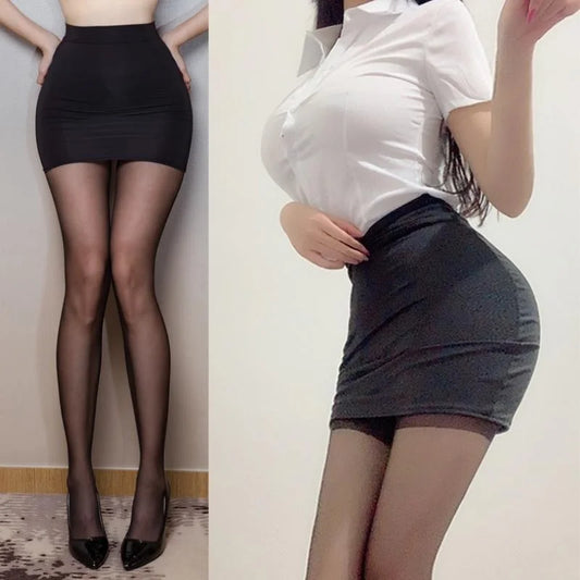 High Waist Pencil Mini Skirt