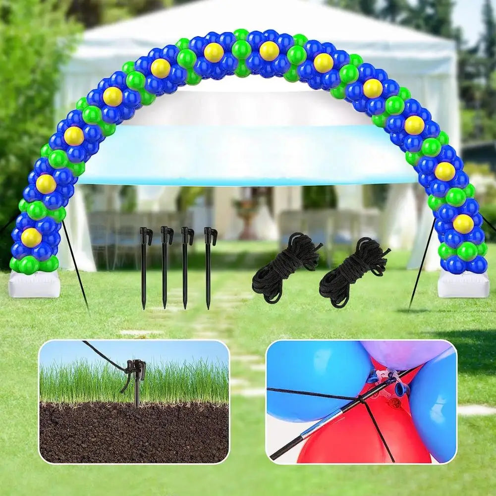 Collapsible Rod for Balloon Arch Versatile Balloon Arch Kits for Party Decorations Easy Assembly Reusable Stands for Graduation