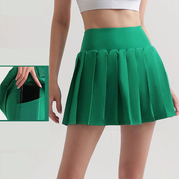 Lycra Pleated Tennis Skirt