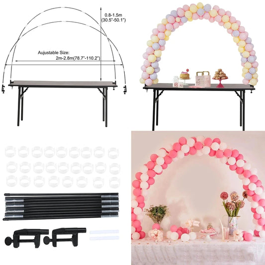 Balloon Arch Kits Frame Birthday Party Decoration Kids Wedding Birthday Bow of Balloon Stand Support Baby Shower  Supplies