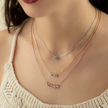 Classic Birthstone Necklace