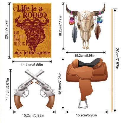 25 Piece Wild West Party Props