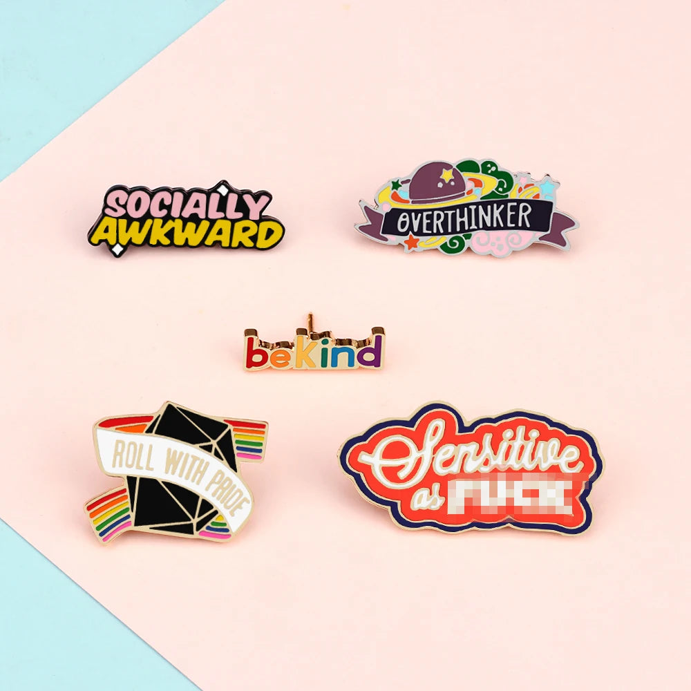 25 Quote Enamel Pins