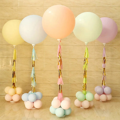 Balloon Stand Holder with Pole Balloon Column Stand Set for Circle Balloon Arch Frame Wedding Party Supply DIY Photo Background