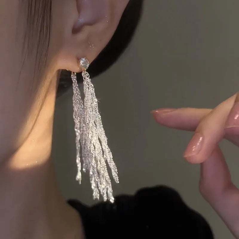 Chain Tassel Earrings