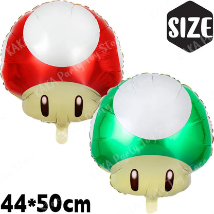 Game Super Mario Bros Foil Balloon Children's Birthday Party Supplies Decoration Baby Shower Inflatable Boys Toys Surprise Gifts