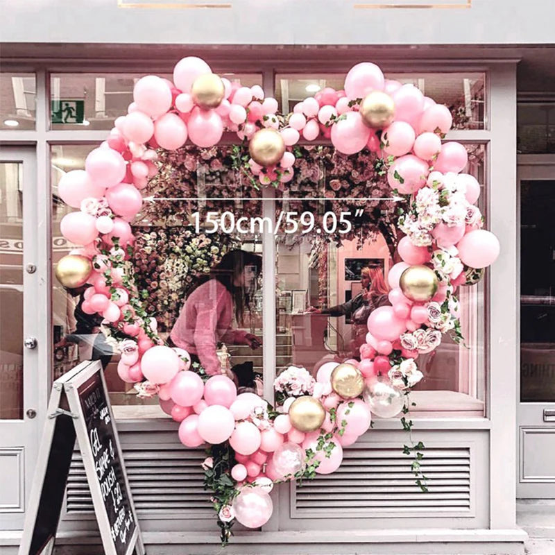 Heart Balloon Frame Arch Stand