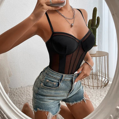 V-Neck Body Shaper Corset Top