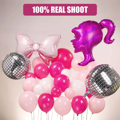 128-Piece Disco Bow Balloon Kit